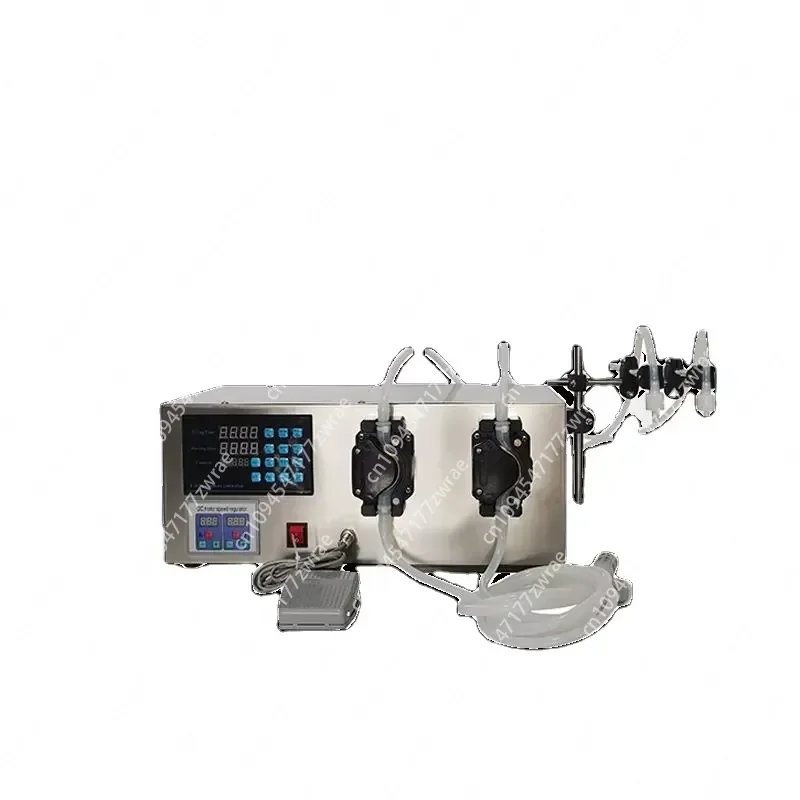 Dual-Head Small Liquid Filling Machine GFK680 - Digital-Controlled Automatic Dispenser for Quantitative Filling of Aqueous