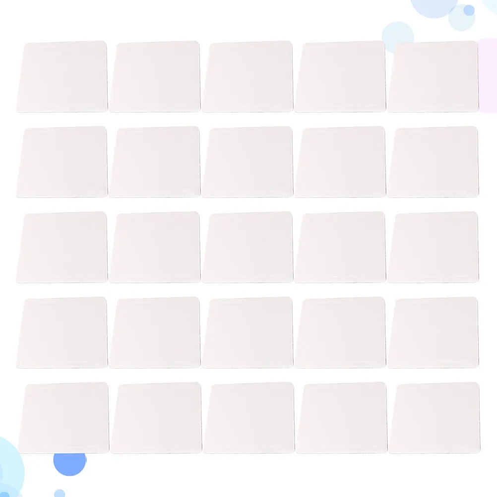 25Pcs Mousse Display Pads Eco-Friendly Cardboard Cake Pads for Afternoon Tea Showers 4 Inches White Cake Box Board
