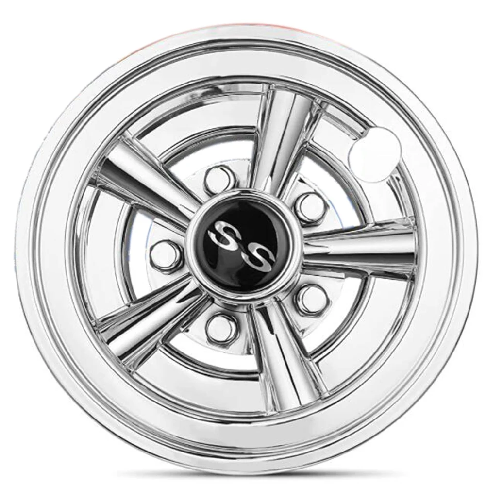 

4Pcs Golf Cart Hubcaps8 Inch Chrome Golf Cart Hub CapsShiny Wheel Covers Hubcaps for Club Car Golf Cart