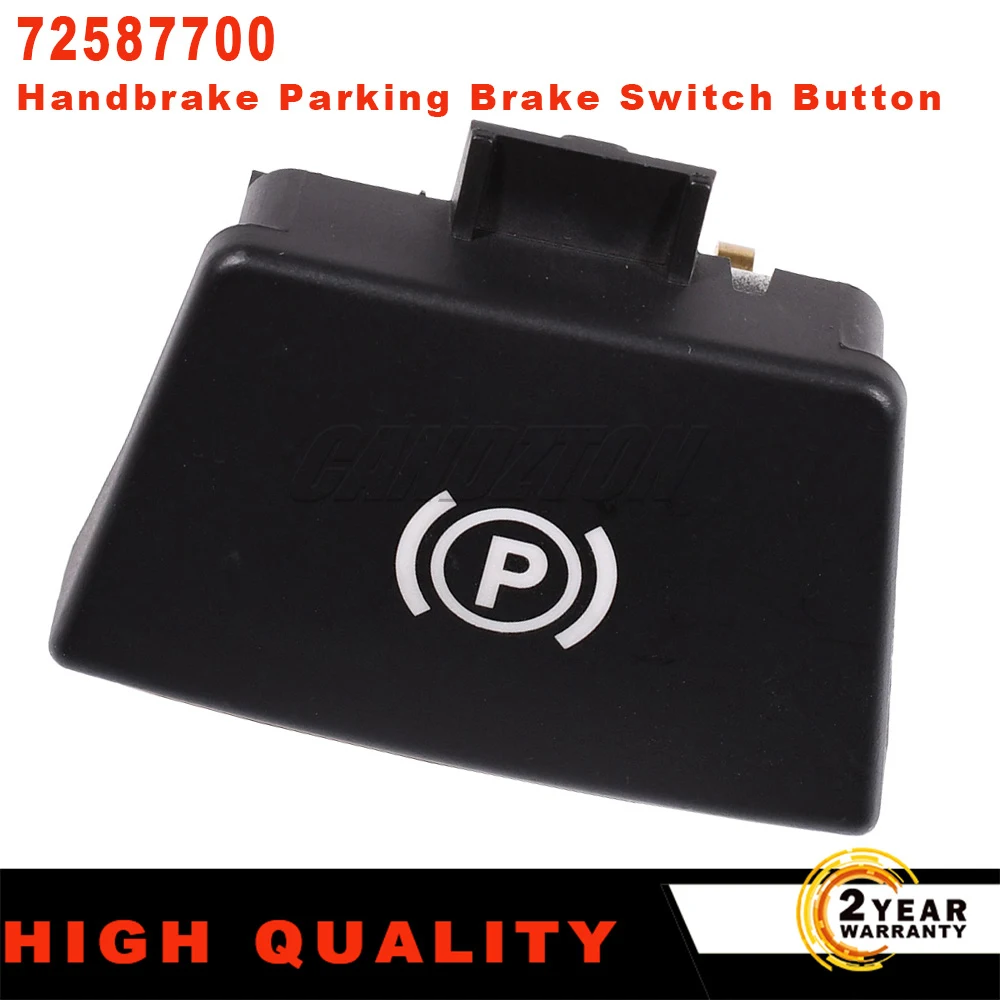 

Car Handbrake Parking Brake Switch Button with AutoPark P Button Switch Cover 72587700 For Ferrari California 458 488