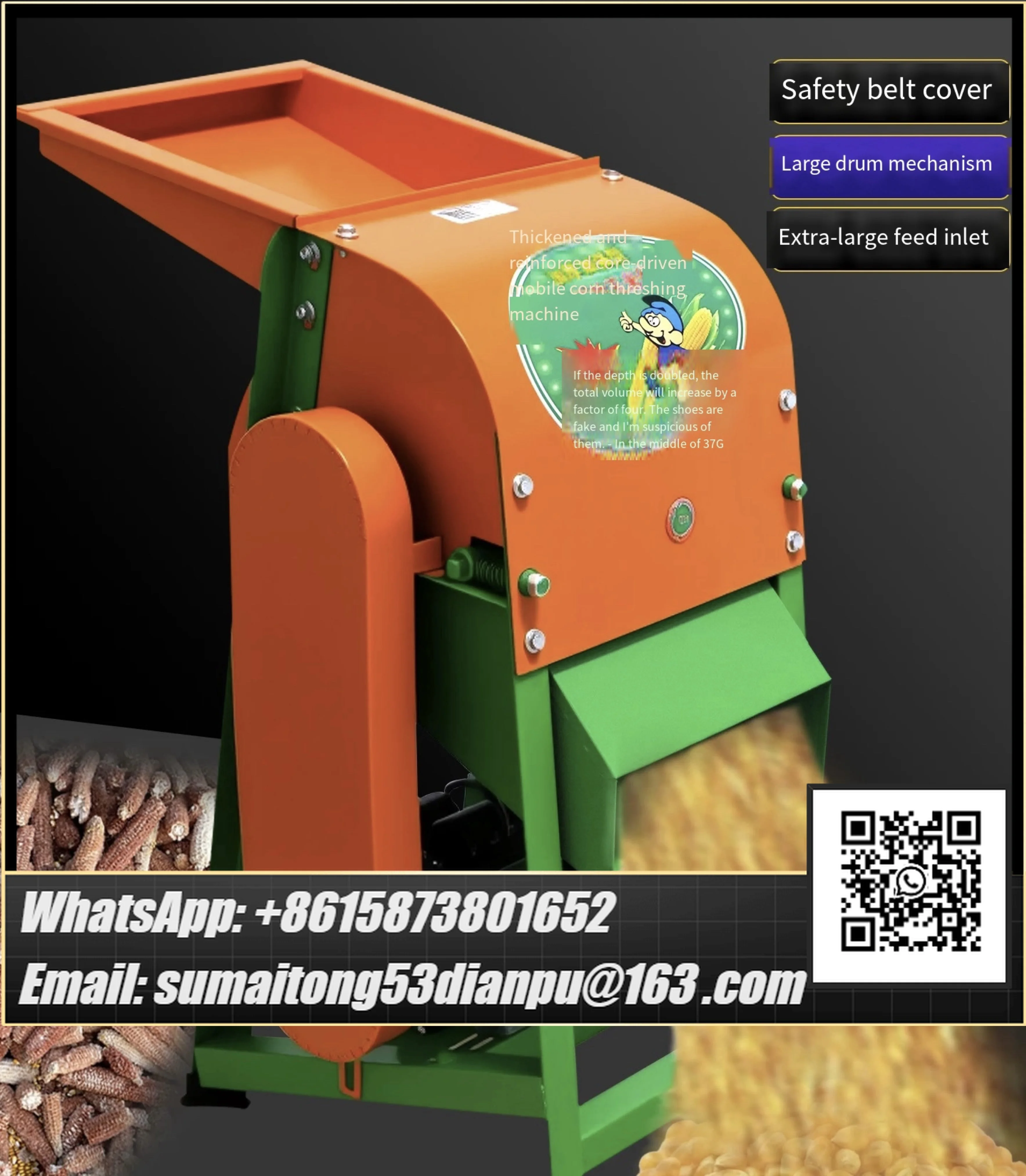 Corn Sheller Machine - Sıcak Satış Otomatik Mısır Soyma Makinesi