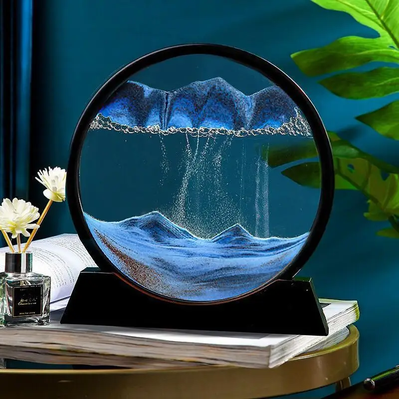 imagem-de-arte-em-areia-movel-5-7-12-polegadas-vidro-redondo-3d-paisagem-de-areia-do-mar-profundo-em-movimento-moldura-de-areia-fluindo-decoracao-de-mesa-relaxante