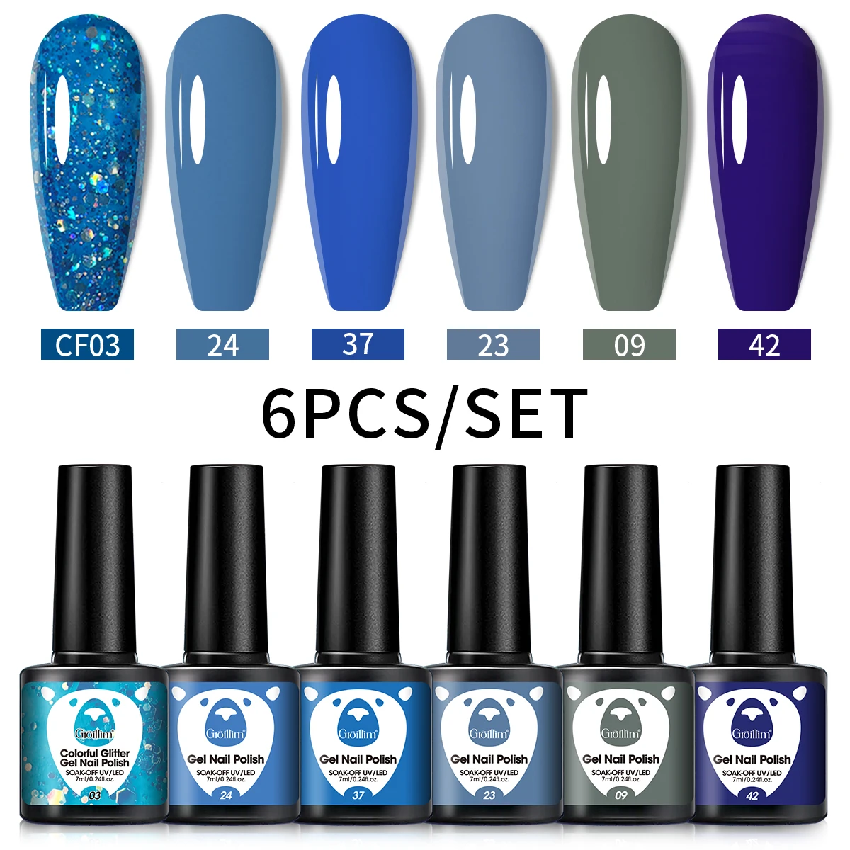 

6pcs Halloween nail polish collection. Autumn/winter sequin collection. New from popular nail salons. Fun activities for nail en