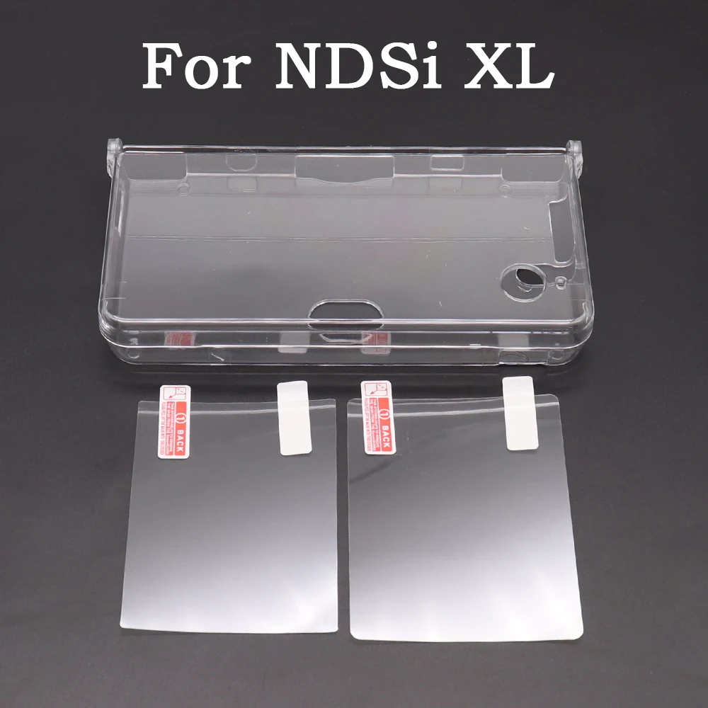 Kunststoff Klar Kristall Shell Haut Fall Abdeckung Für Neue 2DS 3DS XL LL NDSL Für DSi NDSi XL LL Display-schutzfolie