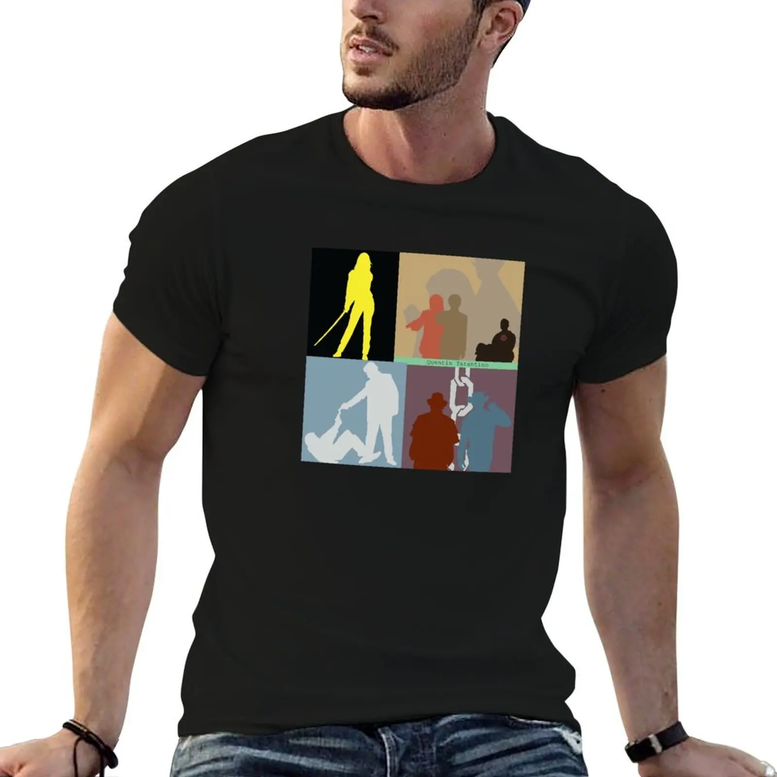 quentin-tarantino-movie-collage-t-shirt-t-shirts-for-man-slim-fit-t-shirt-man-casual-funny-t-shirts-dark-humor-t-shirt