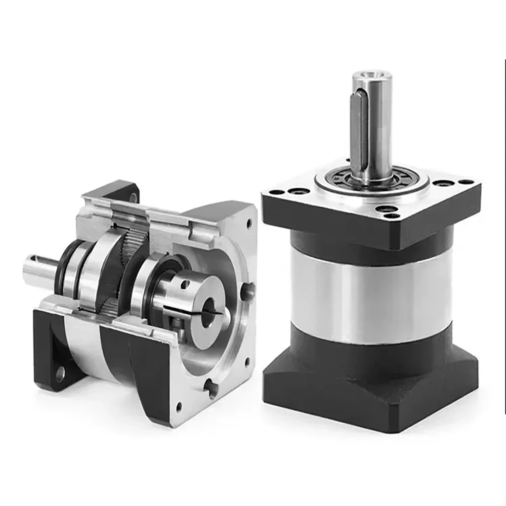 Planetary Gearbox Reducer Ratio  5 10 20 50 100:1 6.35/8mm Input Nema23 57mm Closed-loop  Integrated Stepper Motor Drive 3000rpm