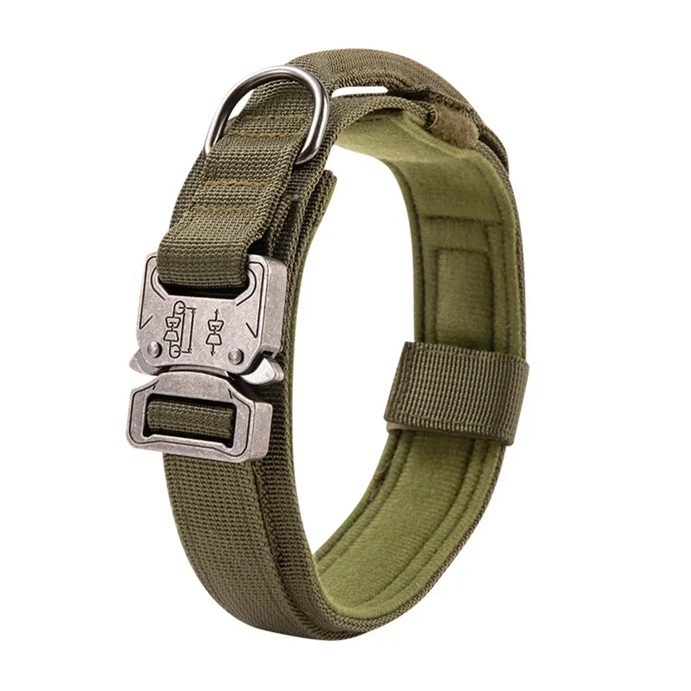 Keji Dog Tactical Nylon Medium Bulldog Duarable Small S Military For Teddy Collar Adjustable Police Pitbull Large