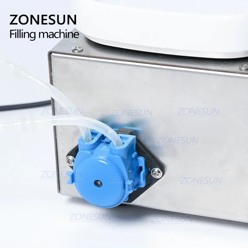 ZONESUN 0-50ml Piccolo Automatica CNC Macchina di Rifornimento Liquida 110V-220V Profumo di Pesatura Macchina di Rifornimento soluzione di Riempimento di Liquidi per via orale