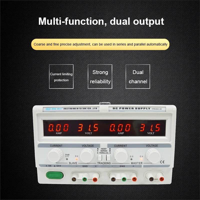 TPR-3005-2D Linear Dual DC Reg - Linear Lab Power Supply Adjustable recension och pris