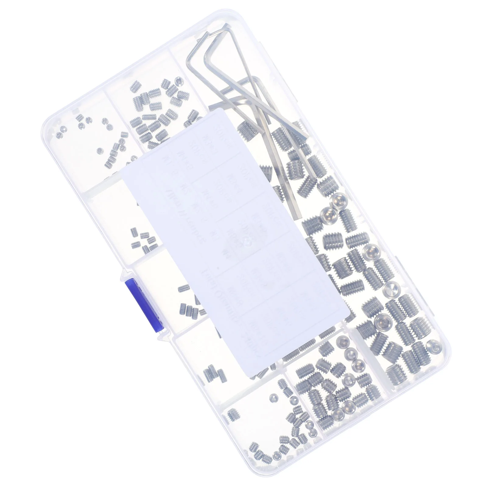 

1 set Socket Set Machine Screw Headless Screws Kit Stainless Steel Grub Screw Assortment DIY