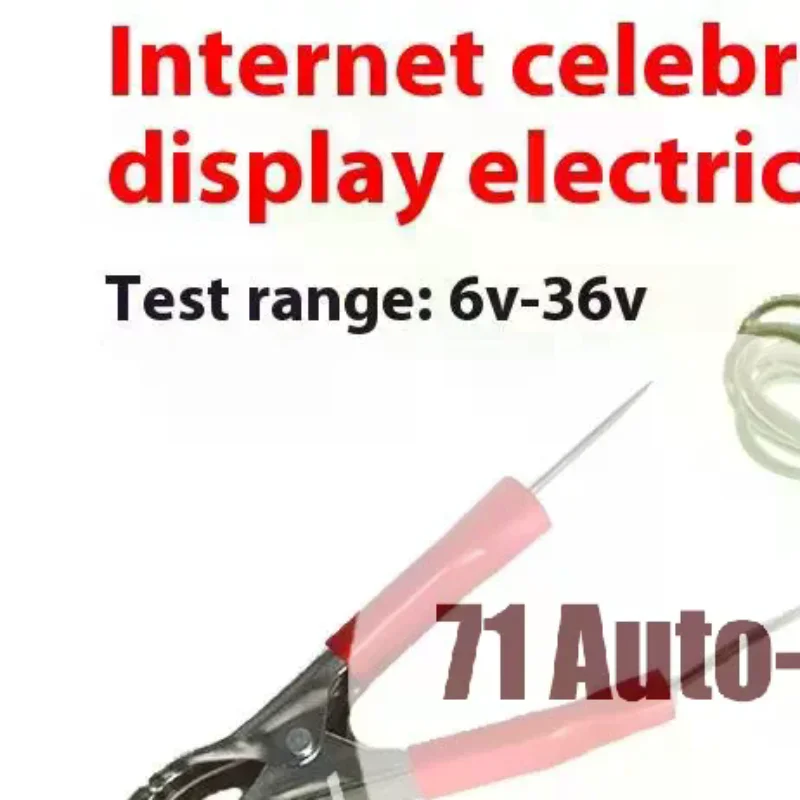 6V-36V Electrical Voltage Tester Pen Probe Lamp Dual-color LED Light Auto Car Light Circuit Tester Auto Circuit Repair Tools