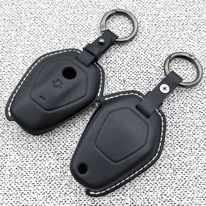 Motorcycle Genuine Leather Key Case for BMW R 1300 GS 1300GS R1300GS R1300RT RT 1300RT ADV Adventure Fob Cover Shell Accessories