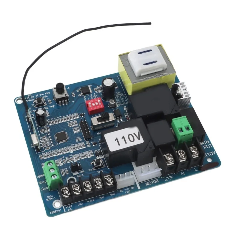 Circuito per apricancello scorrevole Scheda di controllo elettronica principale del motore del cancello scorrevole sensibile universale per la sostituzione 110V