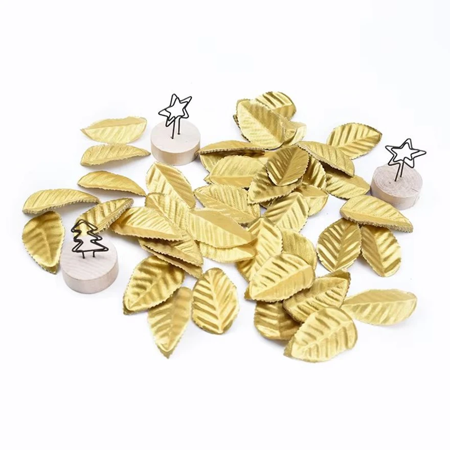 

Искусственные шелковые розы и листья, 100/200 шт.