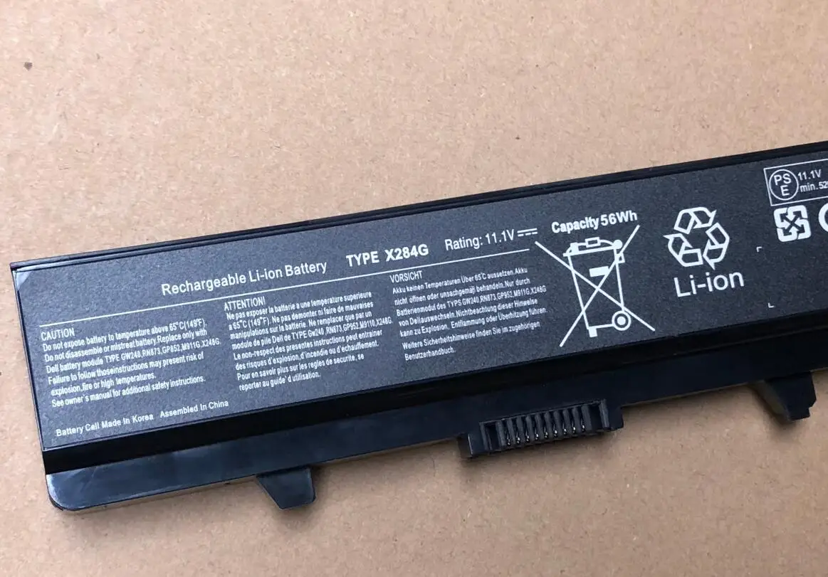 New Battery For Dell Inspiron 1525 1526 1545 1546 1750 GW252 GW240 GP952 PP42L PP29L PP41L K450N D608H RU583 M911G X284g