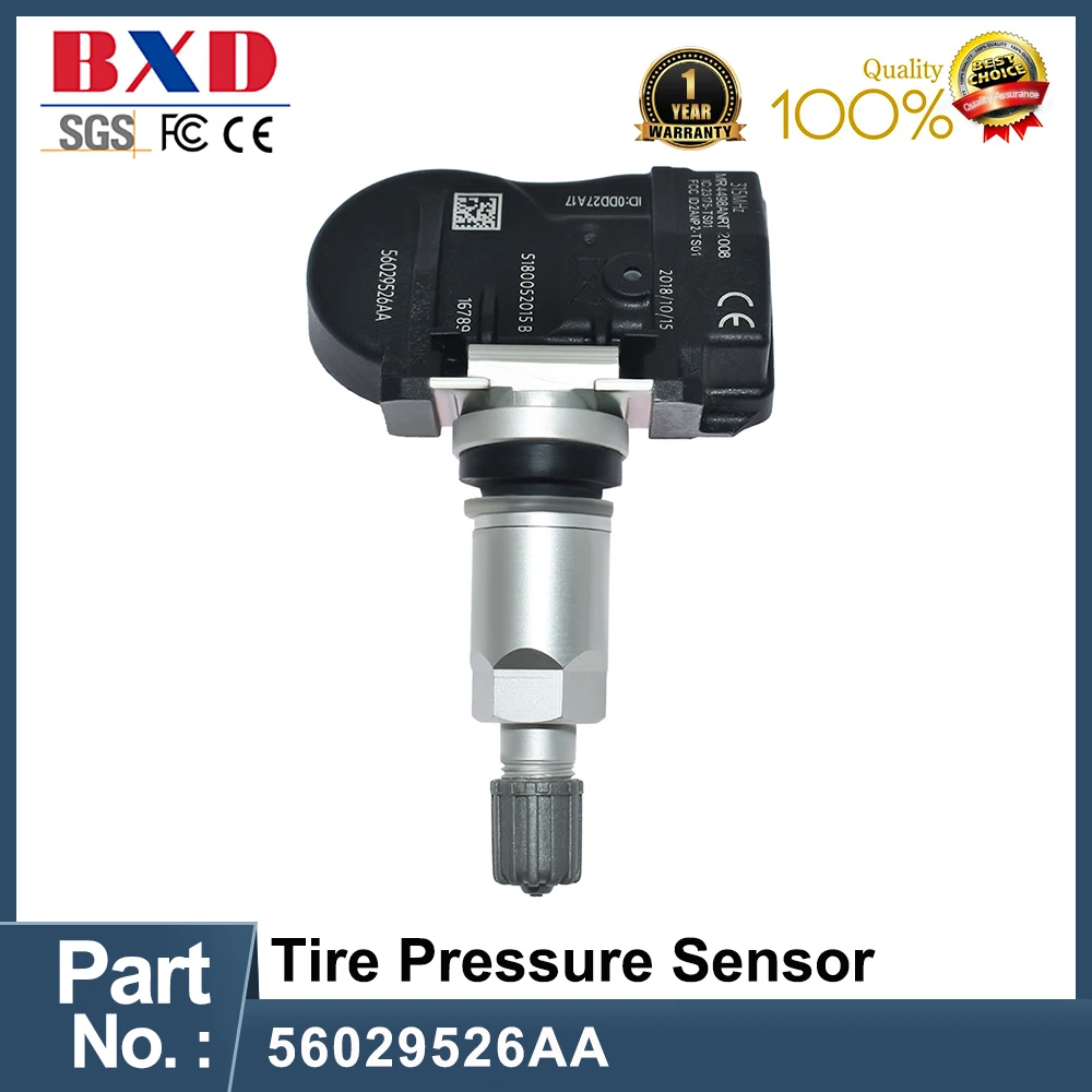 1/4pcs 315MHz Tire Pressure Sensor 56029526AA For Chrysler 200 2008-2014,Chrysler PT Cruiser 2007-2010,Dodge Magnum 2005-2008