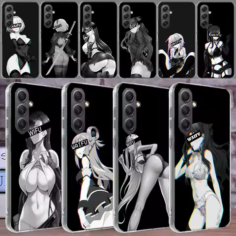 Hentai Harajuku Anime Girl Case For Phone Samsung Galaxy A12 A22 A32 A52 A52S A13 A23 A33 A53 A14 A24 A34 A54 5G A73 A42 A9 A8 A