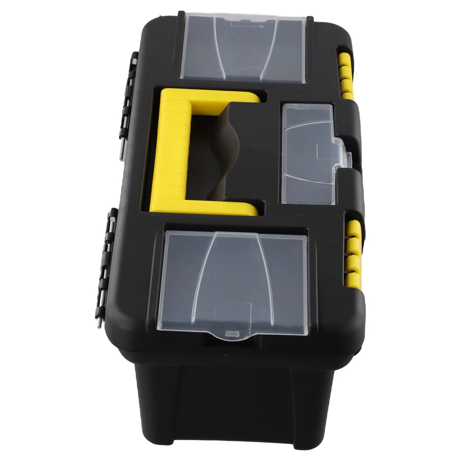 

Black Two-Layer Toolbox Enduring And Spacious Large Capacity Secure Locking Mechanism Strong Pressure Resistance