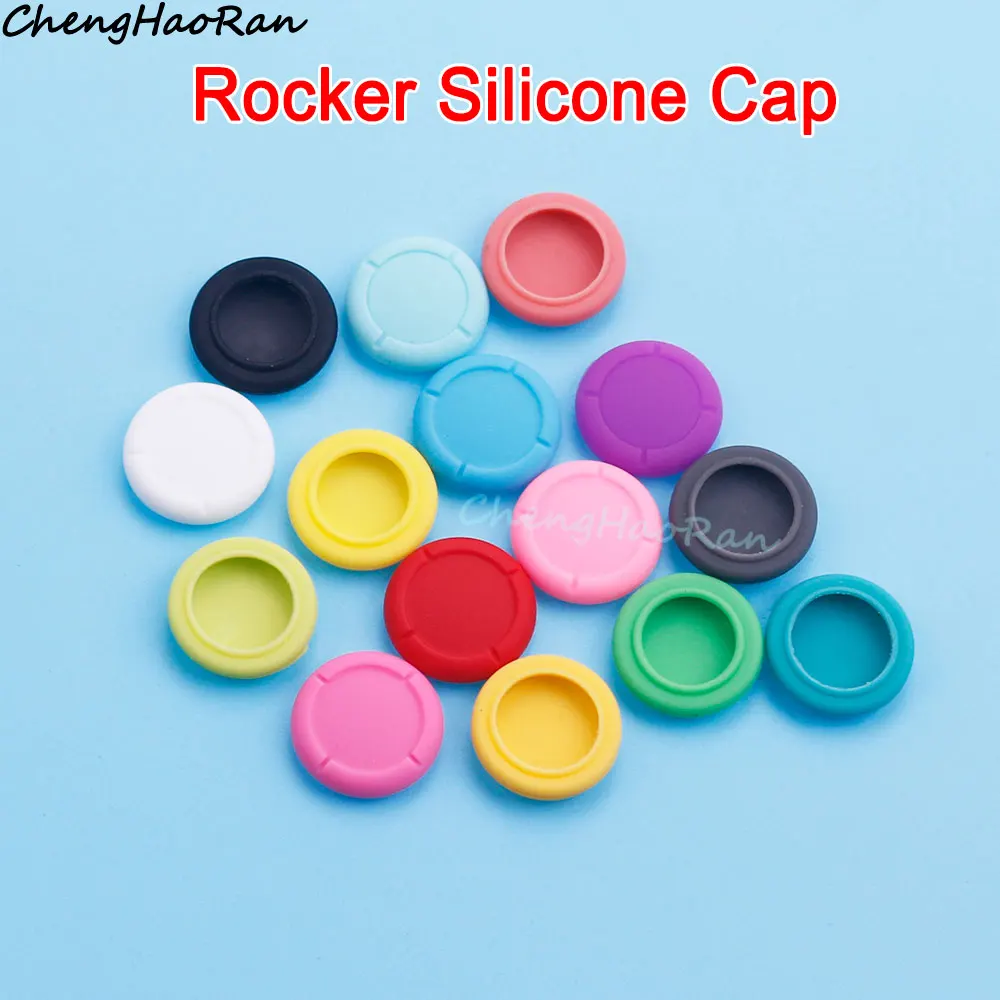 2 PCS Silicone Rubber Protective Skin Joystick Grip Grips Cap For Switch Lite Oled Controller Joy-Con Rocker Cover Repair parts