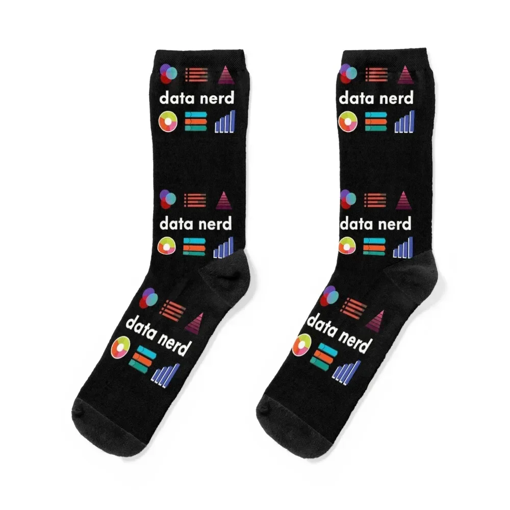 Data Nerd - Data Analyst Data Scientist - Science Gift Socks Stockings compression designer Women Socks Men's