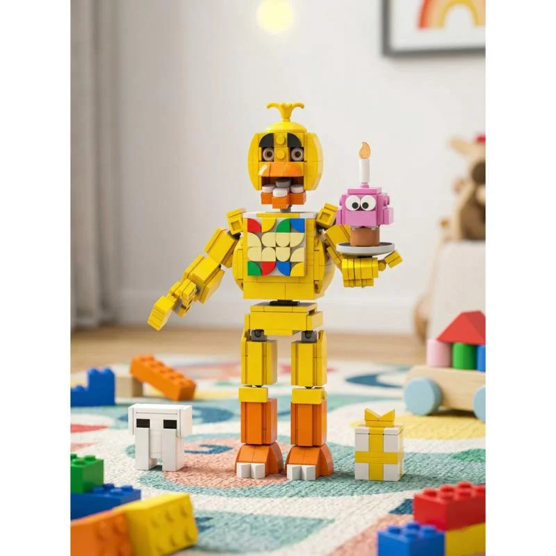 

Новые конструкторы MOC 2026: Фигурка Медведя-Ужаса, совместимые с крупными брендами, сборные игрушки-фигурки для подростков