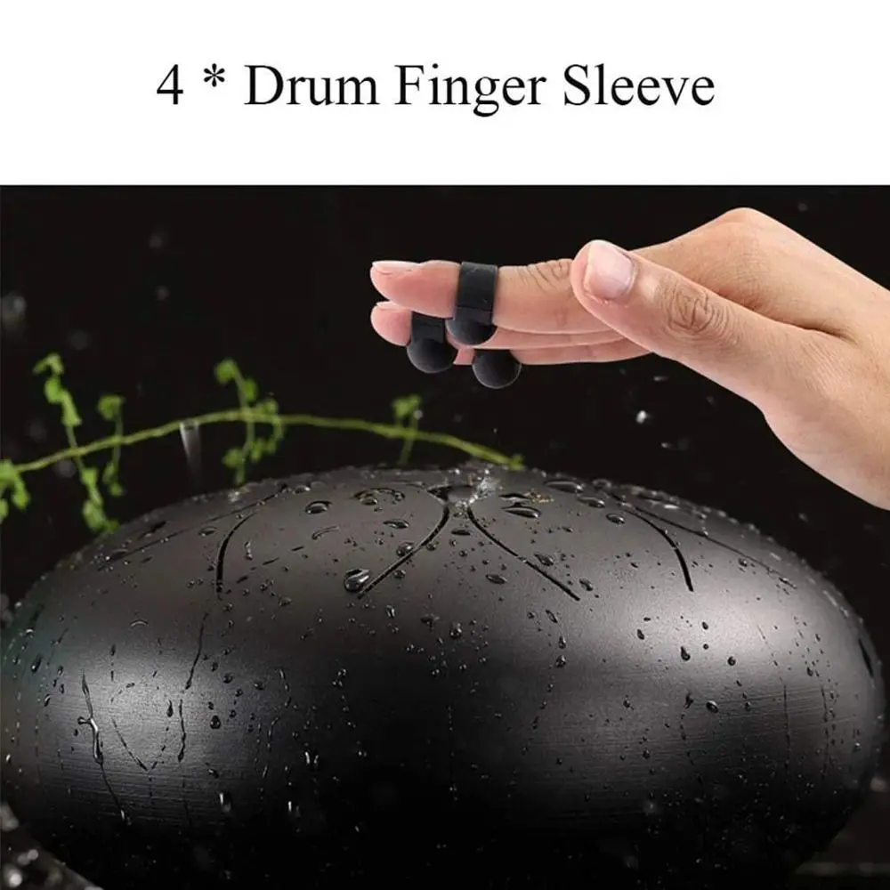 Dedales de silicona para percusión – Batería, handpan y tambor de lengüetas - imagen 3