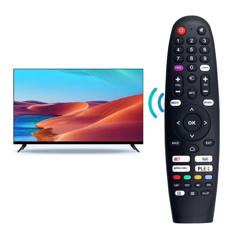 Ganti Remote Control 50U39500 untuk Remote Control JTC 50U39500-BTFL