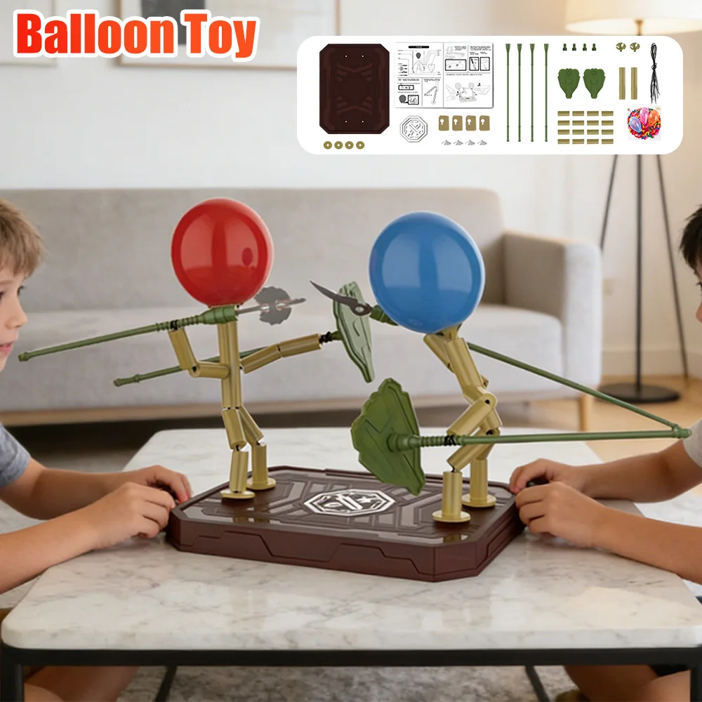 

Игрушка-фигурка «Бамбуковый человек» для сражений, интерактивная игрушка для родителей и детей, пластиковые куклы для фехтования, настольные игры для 2 игроков для всей семьи и детей