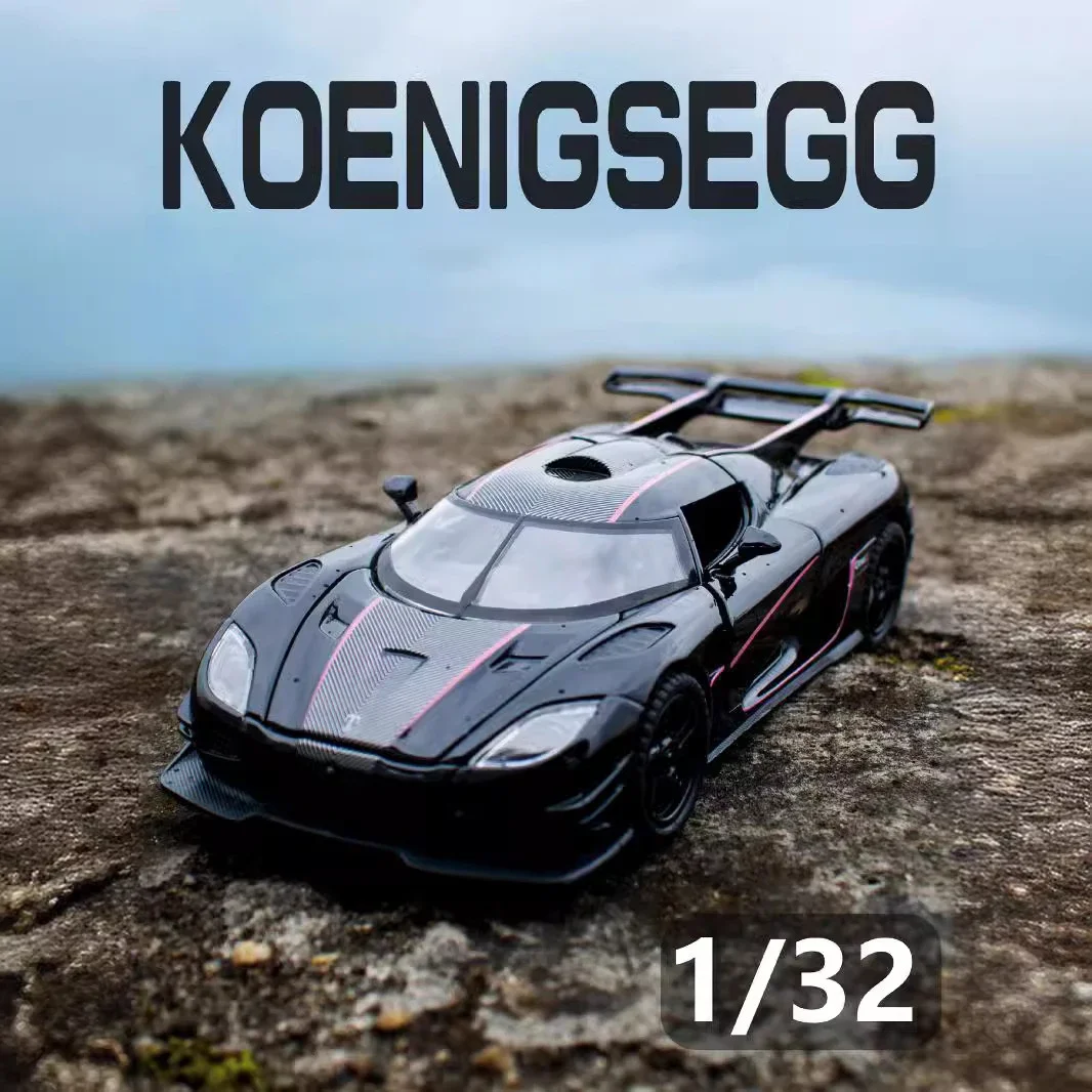 

1:32 Koenigsegg ONE 1 One:1 Alloy Model Car Toy Diecasts Metal Casting Sound and Light Car Toys For Children Vehicle