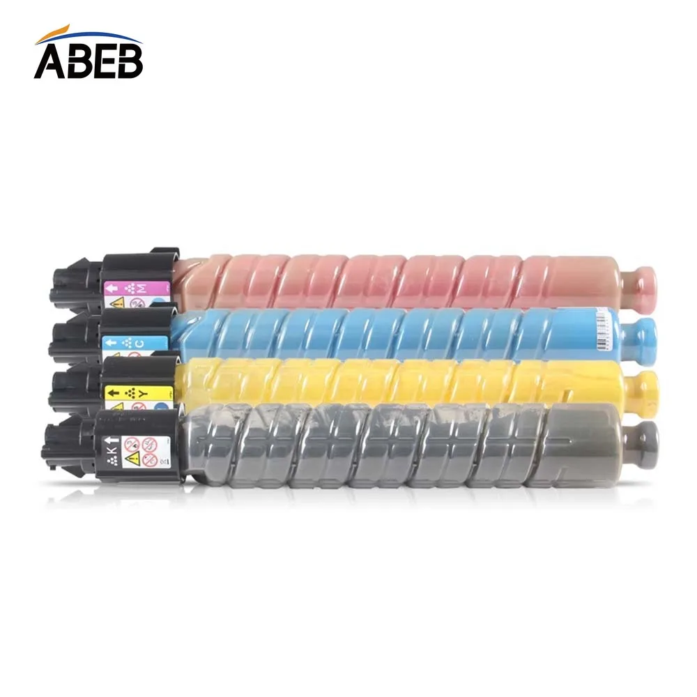 

4 шт./компл. MPC306 тонер-картридж для Ricoh Aficio MPC306 MPC406 Высокое качество, новый совместимый цветной тонер-порошок BK224g CMY83g