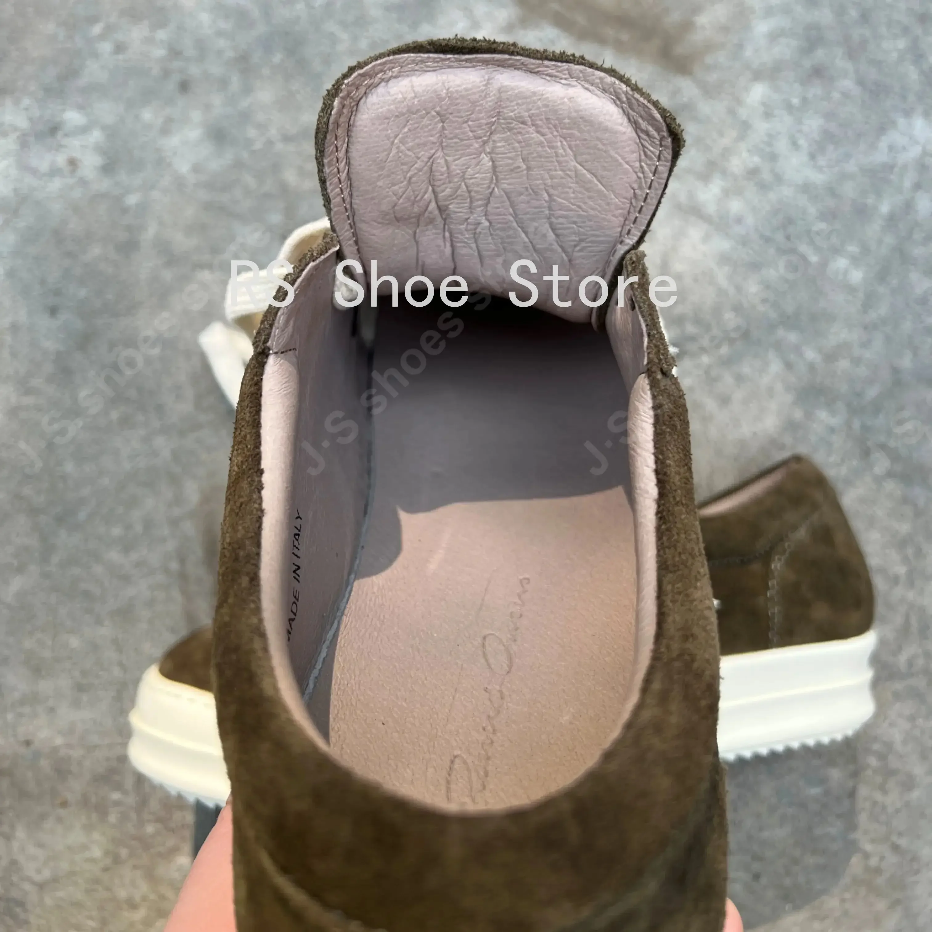 Ro Classic Designer الرجال حذاء رياضة منخفضة أعلى النساء براون الجلد المدبوغ أحذية جلدية حذاء كاجوال الدانتيل يصل ريترو شقة أحذية رياضية من قماش القنب