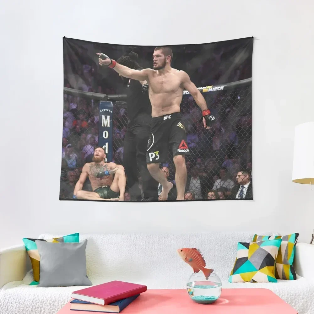 

Khabib X Mcgregor Fight Still Tapestry Cute Decor Room Decor Room Decor Cute Tapestry