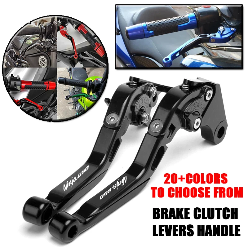 

For Kawasaki NINJA650 NINJA 650 2006-2008 Clutch Lever Brake Lever Set Foldable Adjustable Handle Levers Accessories Parts