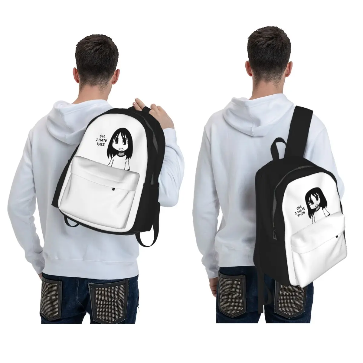 OUTDATED - Check Profile Azumanga Daioh Osaka Ayumu Kasuga Backpack Student BookBag School Bag Laptop Shoulder Bags Men Women