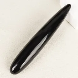 Natural Obsidian Big Massage Wand Large Healing Jade Crystal Stone Yoni Massage Stick As Women Or ManBody Relax