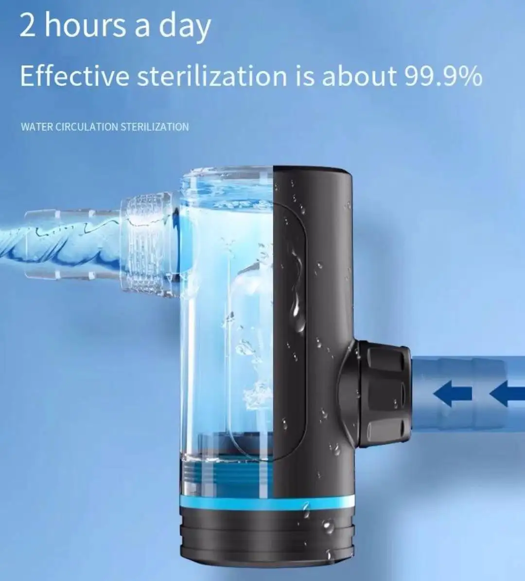 Fisch tank externe desinfektion lampe gebaut-in sterilisator timing dual-verwenden UV desinfektion