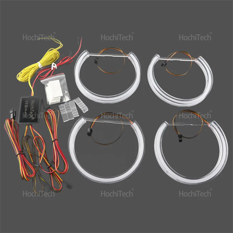 APP Dynamic Angel Eyes Rings Light DRL with Turn Signal Light for BMW 3 5 7 Series E36 E46 E39 E38 728i 740d 325i 328i 740i 730d view 6