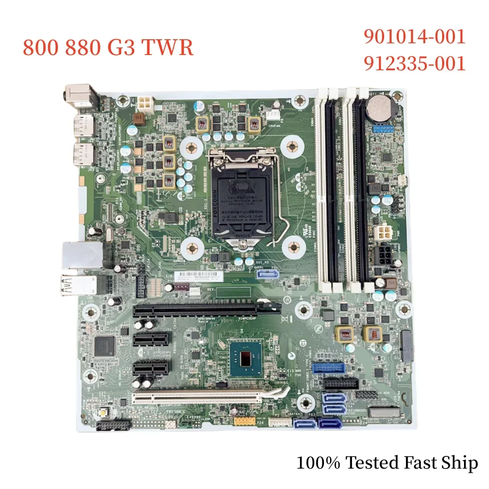 912335-001 For HP 800 880 G3 TWR Motherboard 901014-001 912335-601 LGA 1151 Q270 DDR4 Mainboard 100% Tested Fast Ship