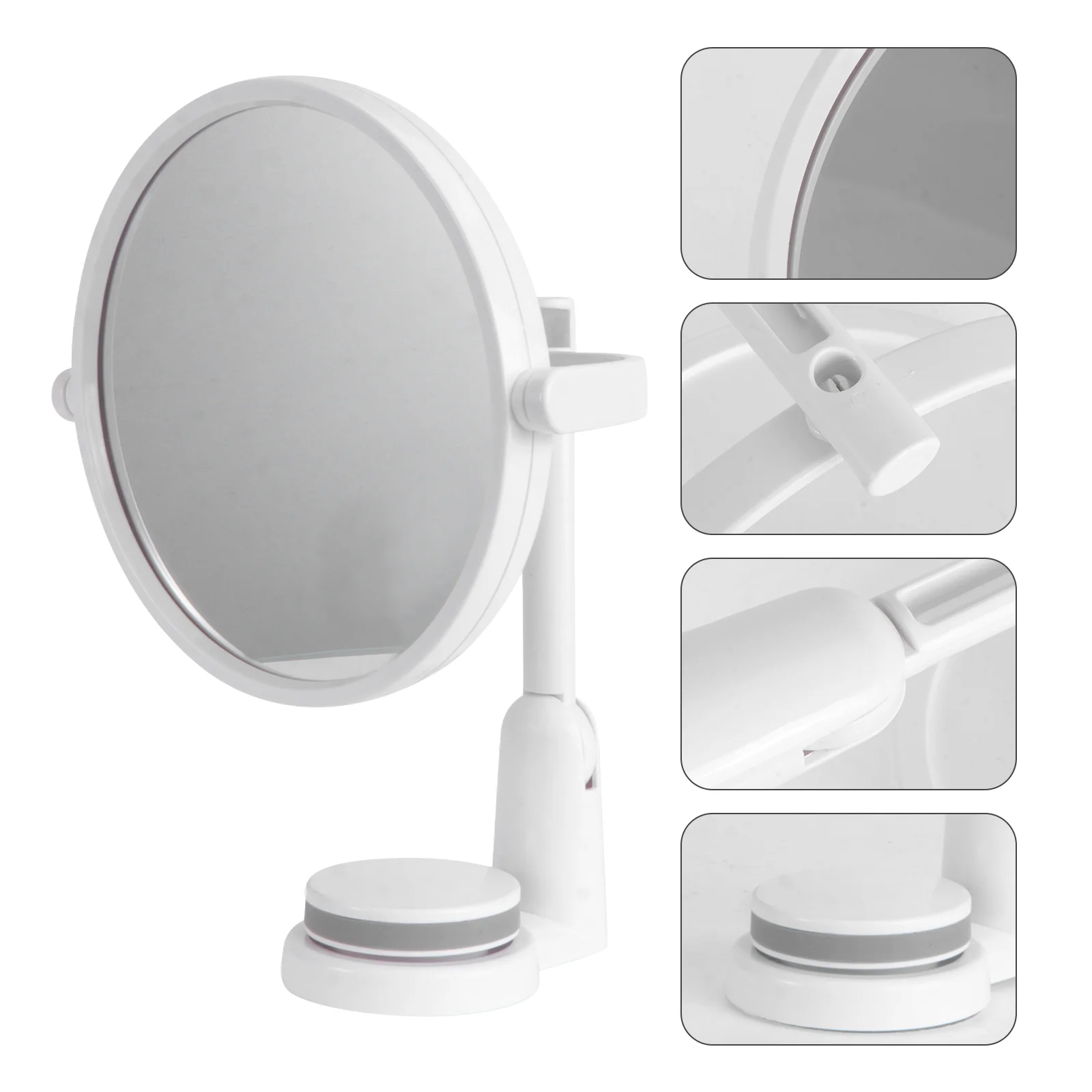 

Adjustable Wall Mirror Foldable Make Up Makeup Light Vanity Mirrors Mounted Wall-mounted