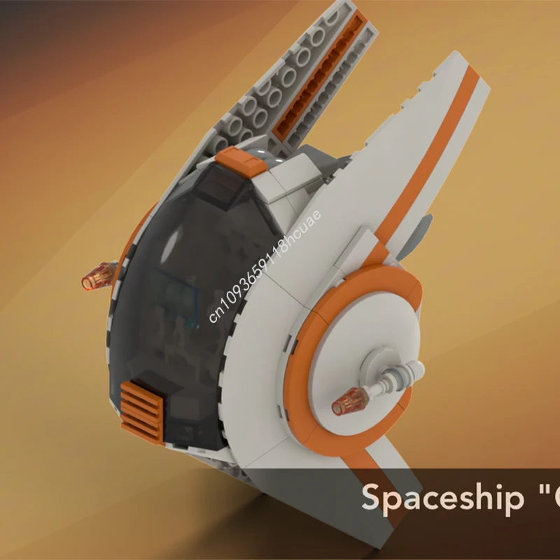 

332pcs MOC Spaceship Chatan Space Model Building blocks craft toys Assemble creative Modular Kids Education Christmas gifts