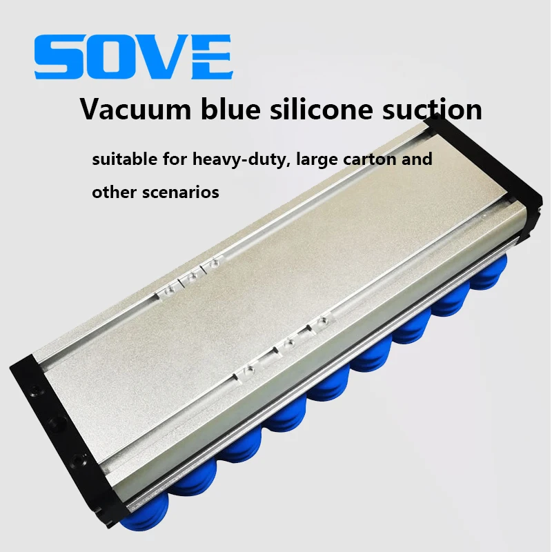 SOVE Vacuum Ejector Gripping Conveyor Suction Pad Generator Pneumatic Gripper Suction Cup Conveyor industrial suction cups