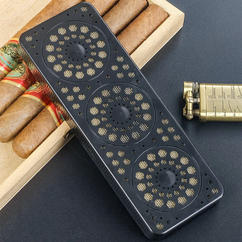 Black Rectangular Cigar Humidifier Moisturizing Pad Special for Cigar Humidor Box Cabinet Cigar Accessories