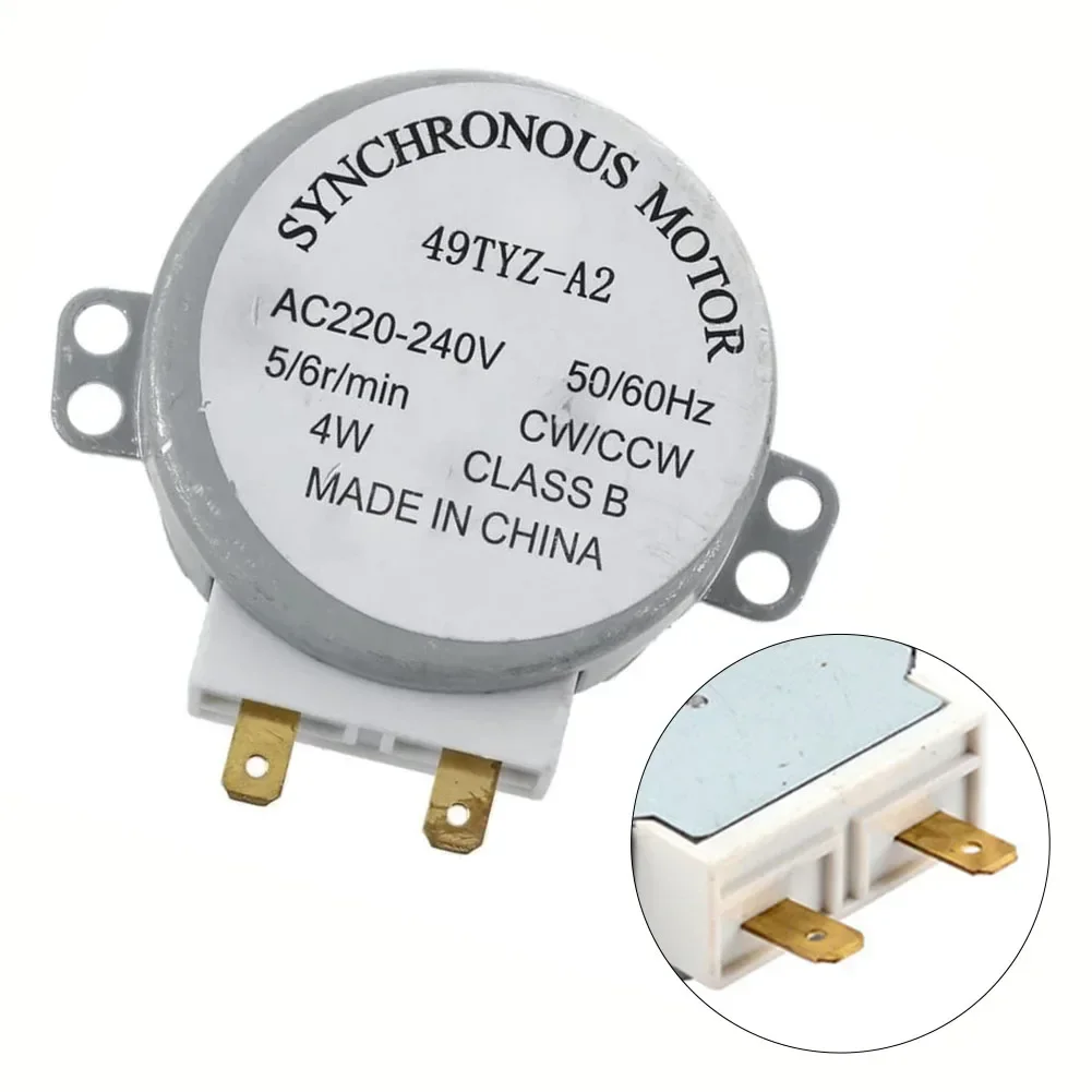 49TYZ-A2 Microwave Turntable Backup Motor For AC 220-240V Models 5-6 Rpm 50/60Hz Microwave Oven Accessories