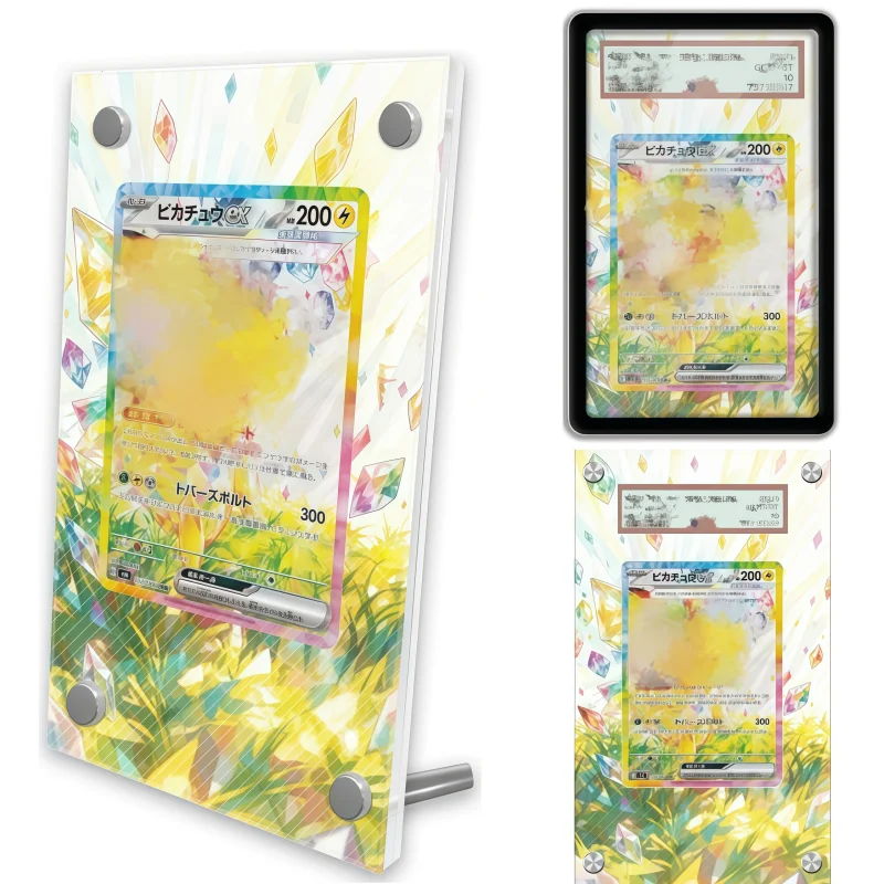 Étui de protection en acrylique pour figurines et porte-clés, thème Anime Pokémon Stellar Miracle PKC, pour jeux d'anime et figurines de collection de niveau d'évaluation