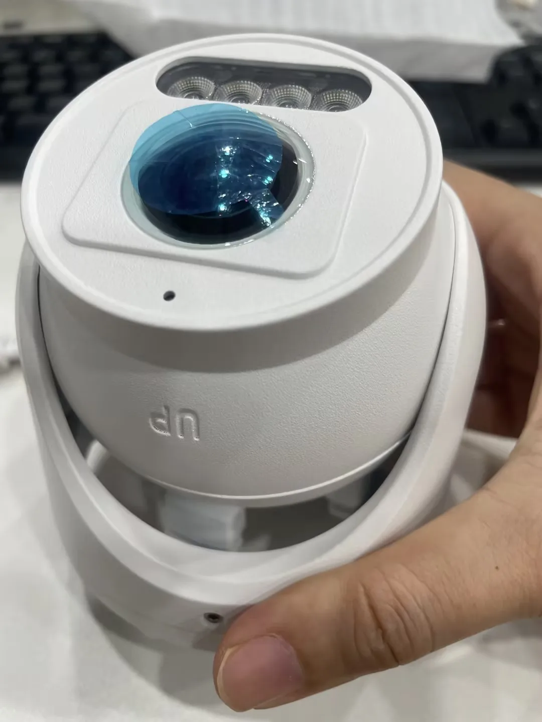 Picture 6: Techage Wide Angle 4K PoE IP Camera 1.7mm 165Degree Panoramic Fisheye Lens Human Detection 8MP Audio P2P CCTV Video Surveillance