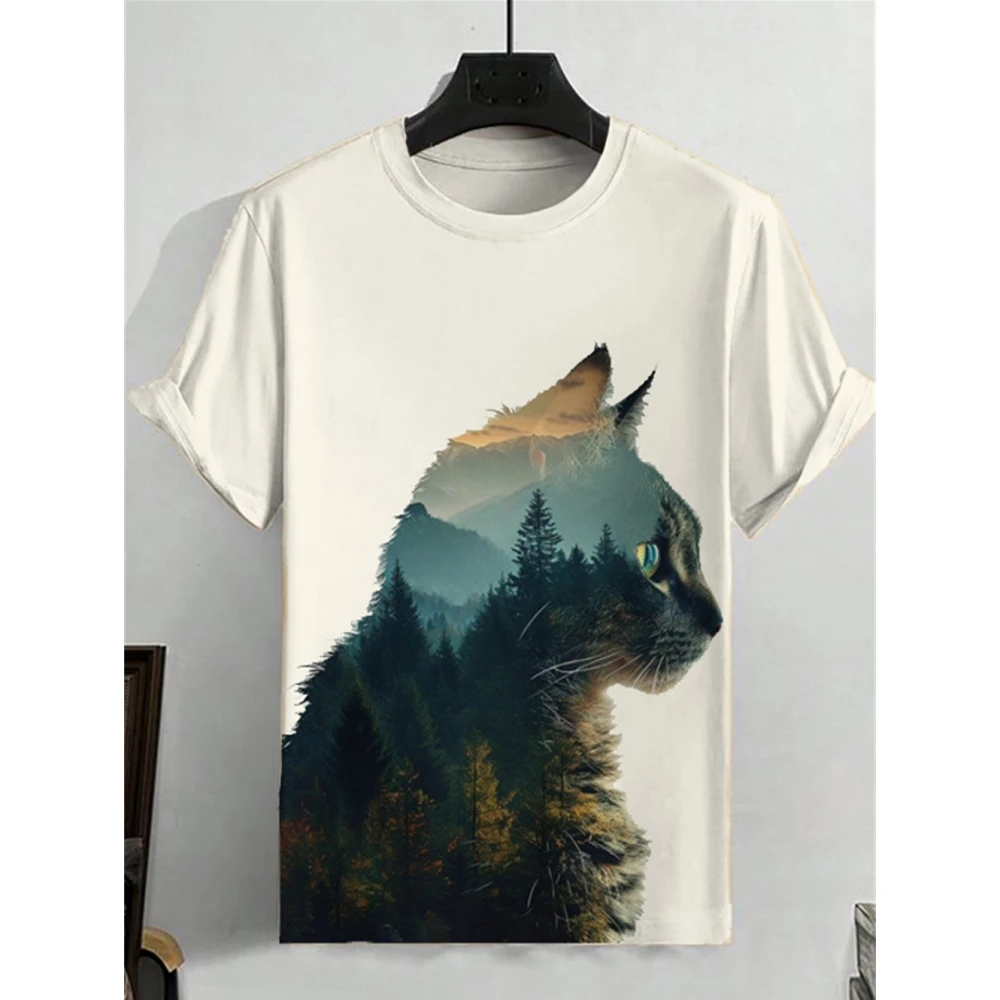 Men's T-Shirt Casual Fashion 3d Print Short Sleeved Summer Retro T-Shirt For Men Clothing Street Breathable T Shirt Top Tee