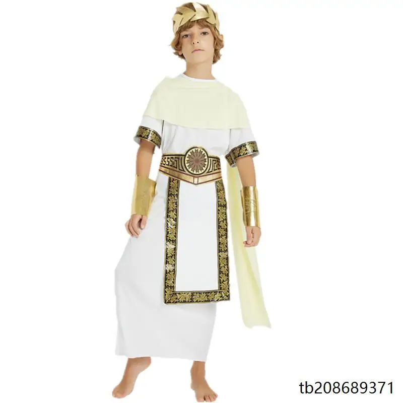 할로윈 어린이 공주 왕자 의상 코스프레 남성 로마 전사 중세 기사 복장 여성 버전 전통 중국 의상