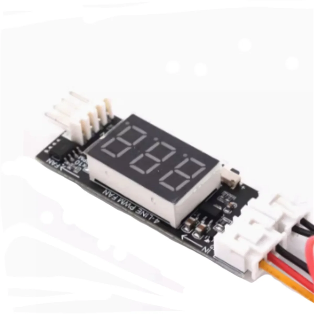 12V PWM 4-Wire Fan Temperature Control Speed Controller Chassis Noise Reduction Module Support Fan Speed Control