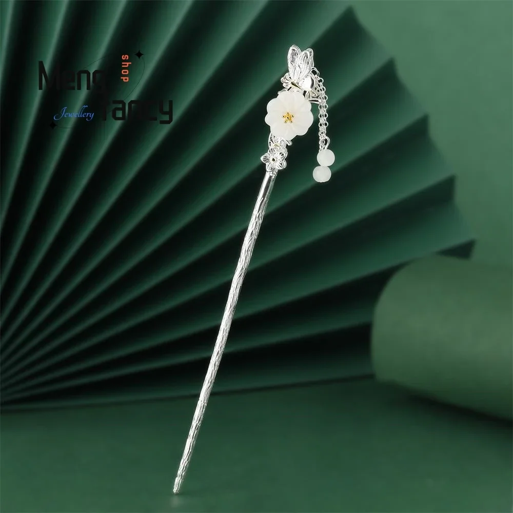 

Butterfly Love Flower Hairpin Exquisite Elegant High-grade Chinese Ethnic Ancient Style Plum Blossom Headgear Fashion Jewelry