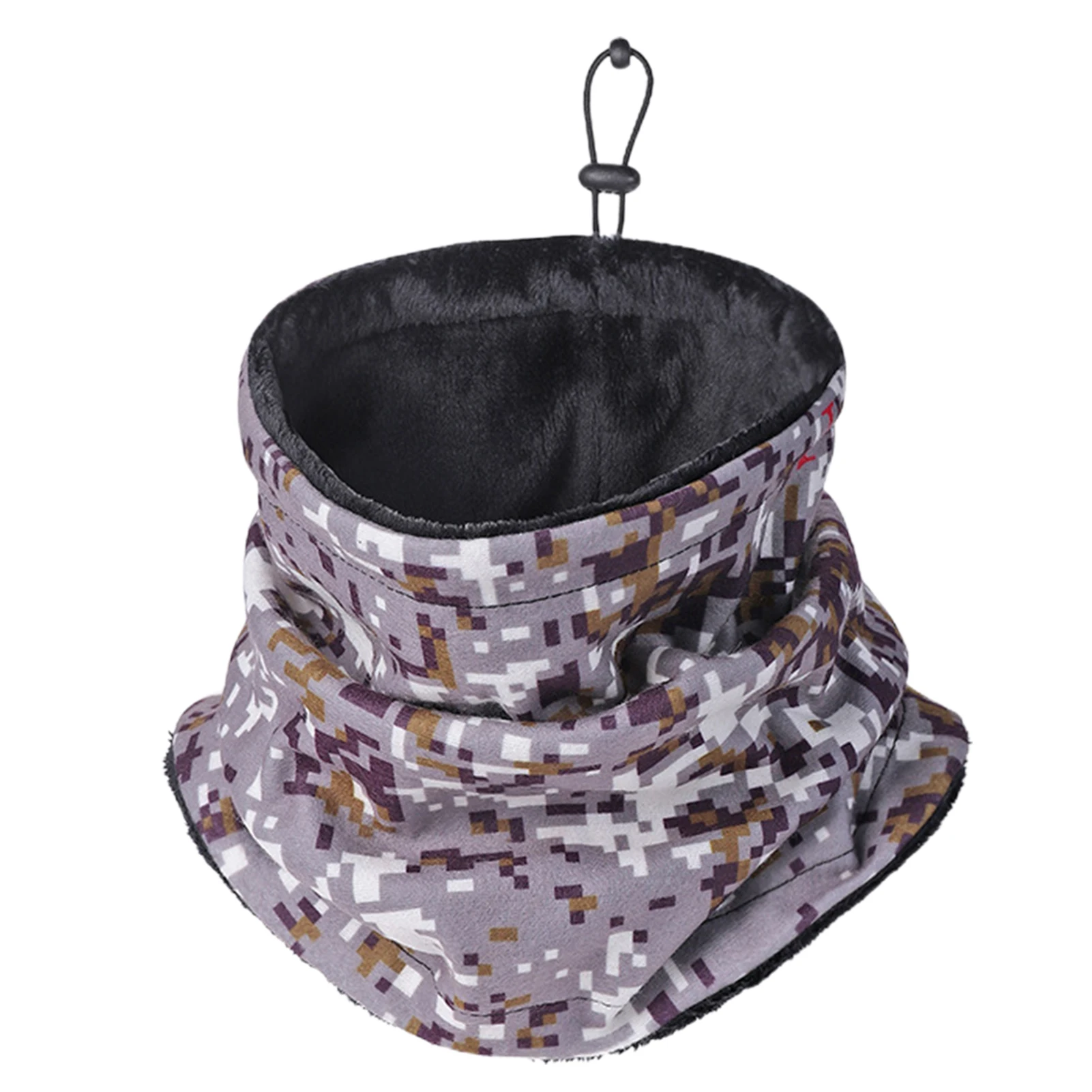 Unisex Outdoor Neck Warmer Winter Thick Warm Velvet Scarf For Cycling Skiing